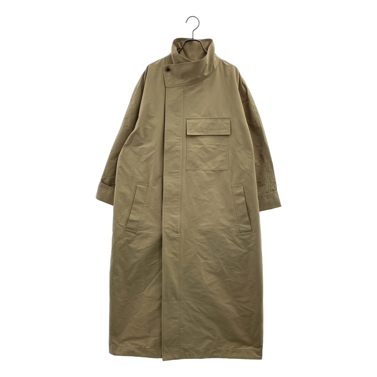 その他 スタンドネック フライフロント オーバー コート