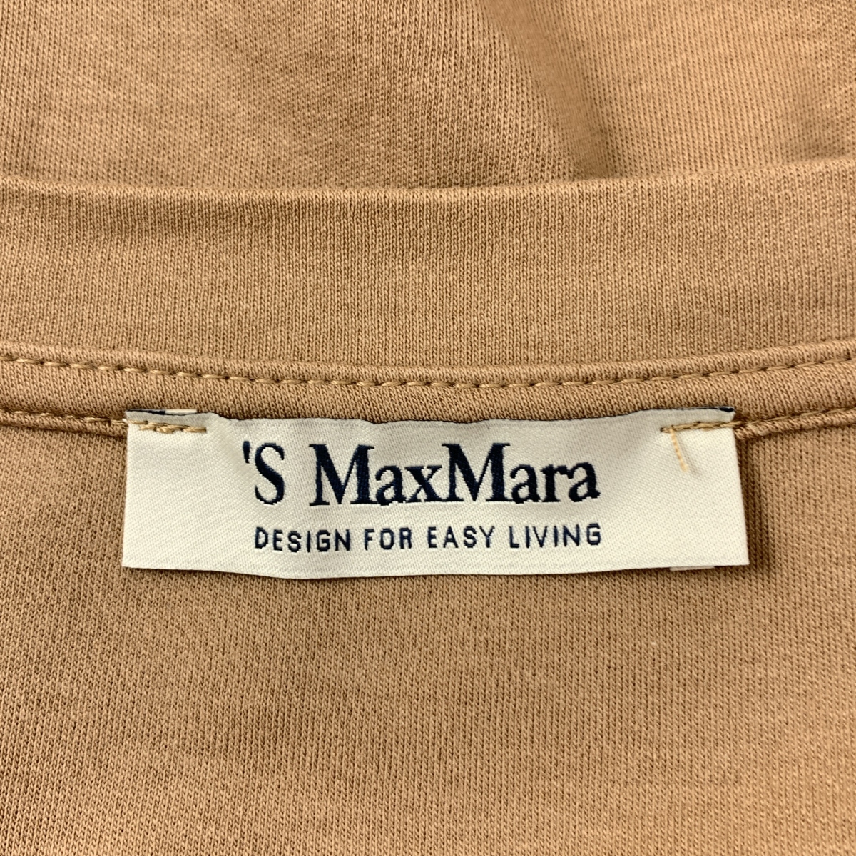 S MAX MARA / エスマックスマーラ コットン ロゴ プリント Tシャツ