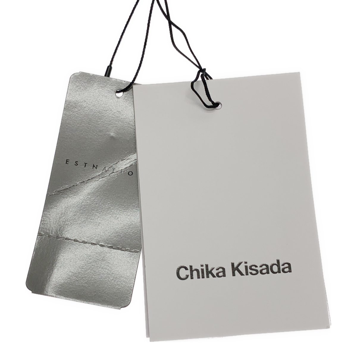 Chika Kisada / チカキサダ 異素材 切替 シアー ワイド オールインワン サロペット