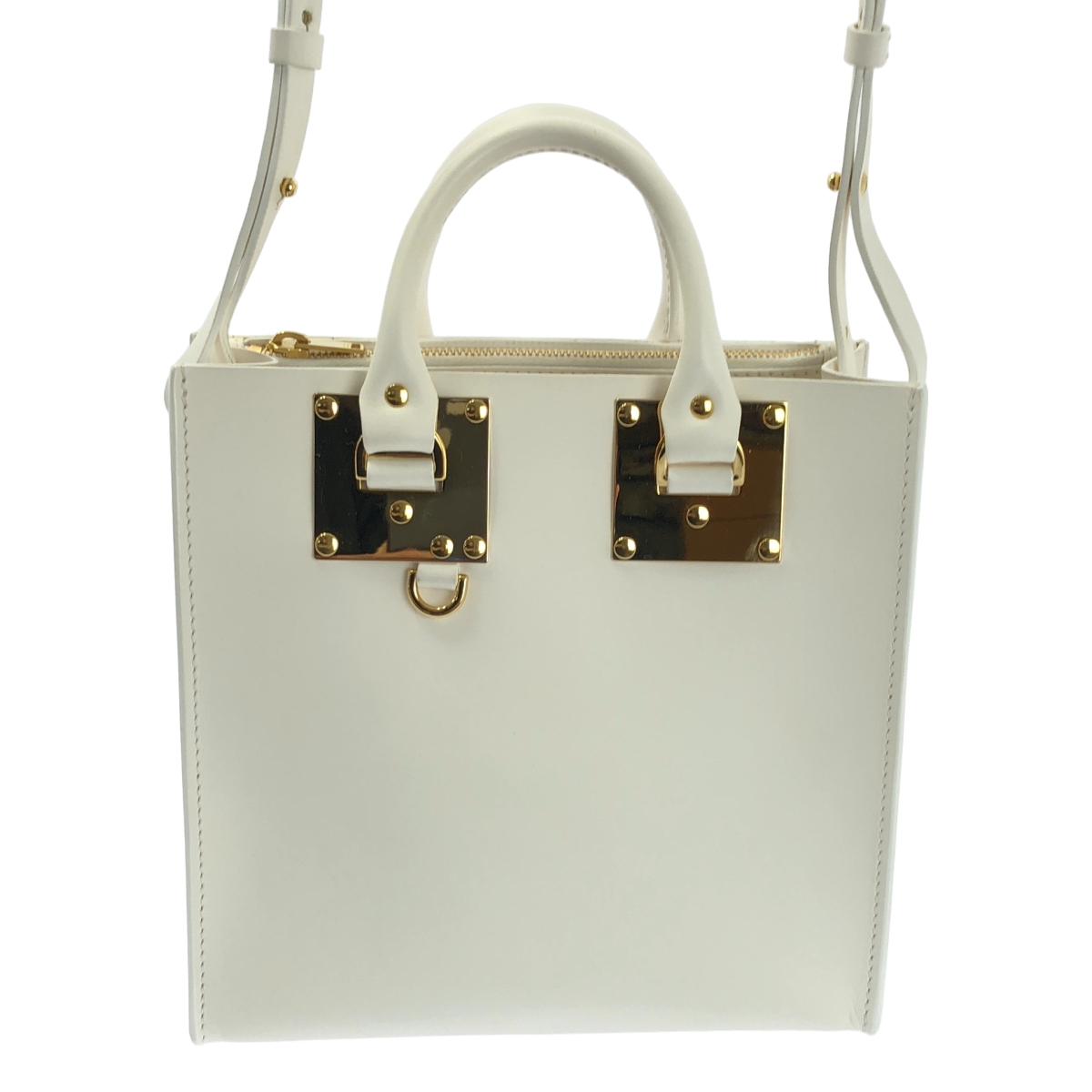 Sophie Hulme / ソフィーヒュルム Square Tote Saddele Bag 2WAY スクエア トートバッグ