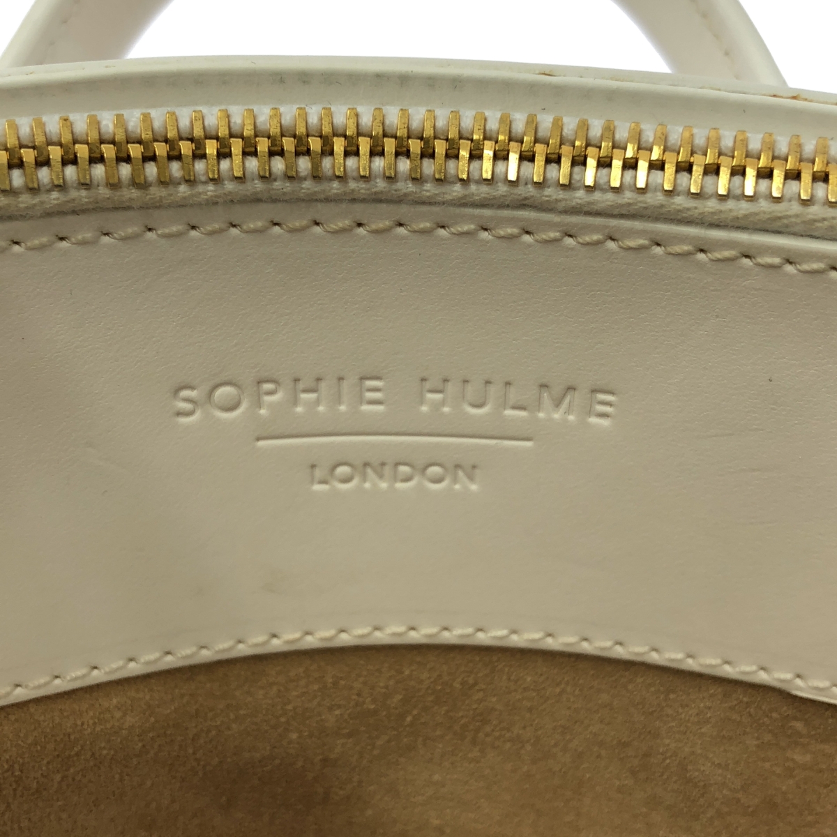 Sophie Hulme / ソフィーヒュルム Square Tote Saddele Bag 2WAY スクエア トートバッグ