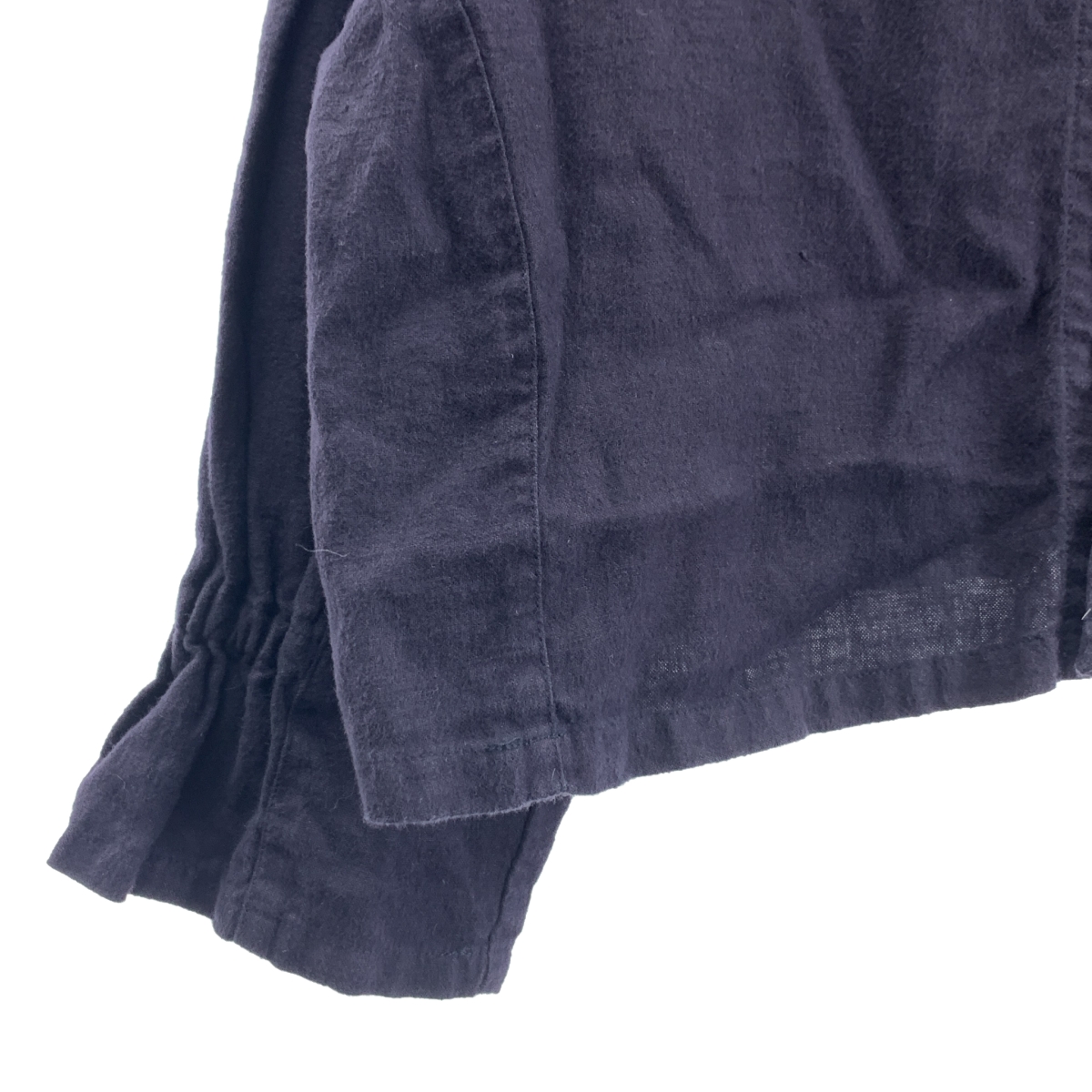 nest robe / ネストローブ リネン 起毛 スリーブ・バックギャザー シャツ ジャケット