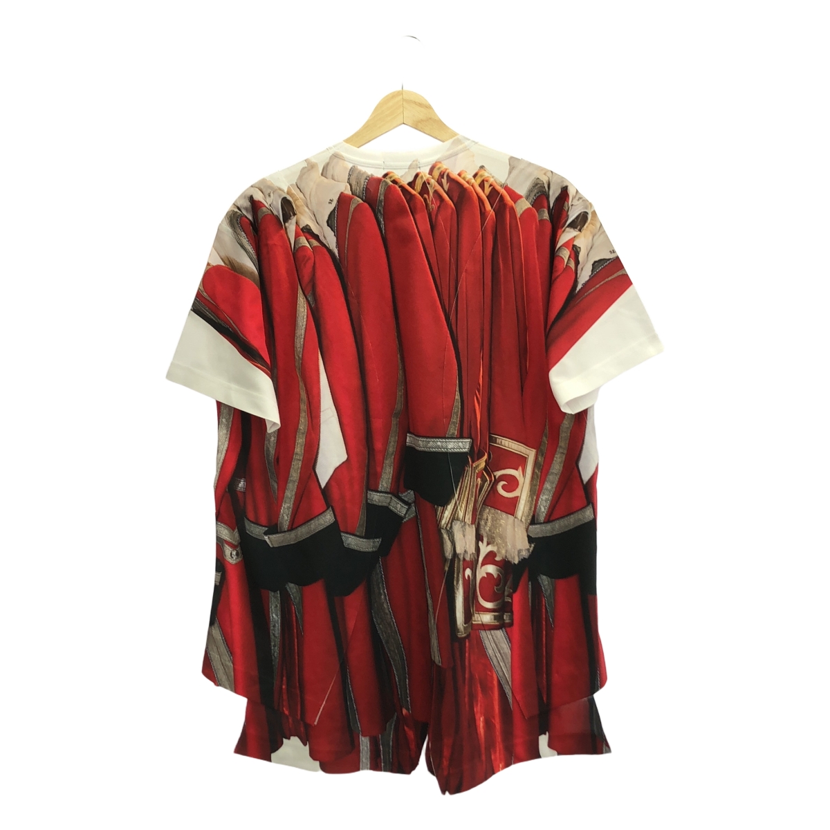 COMME des GARCONS HOMME PLUS / コムデギャルソンオムプリュス トロンプルイユ 転写 クルーネック プリント カットソー