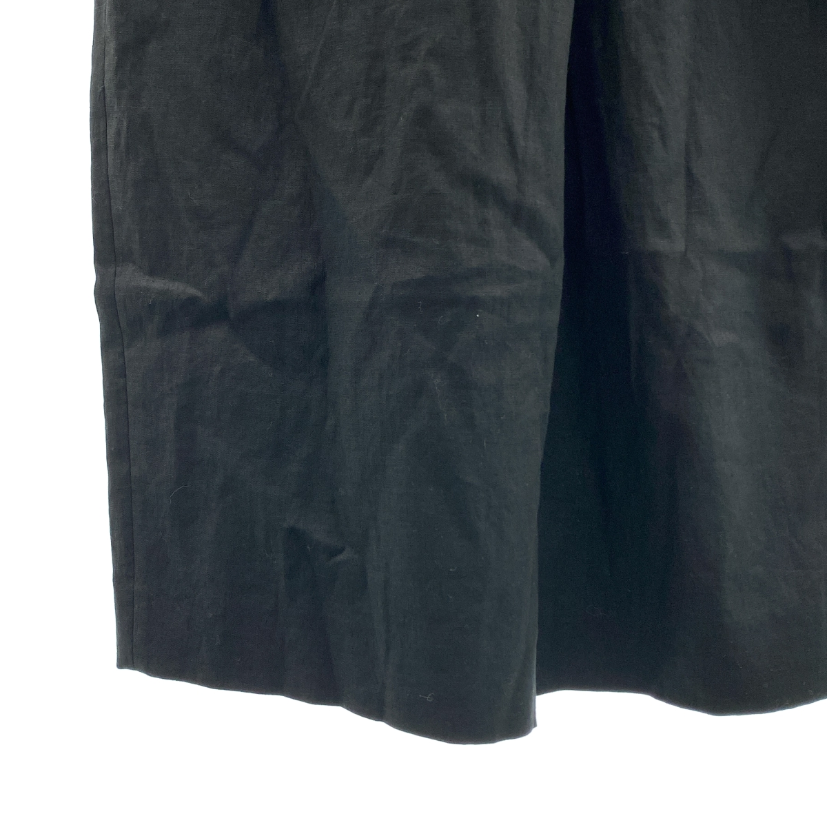 ENFOLD / エンフォルド リネン バックオープン オールインワン パンツ