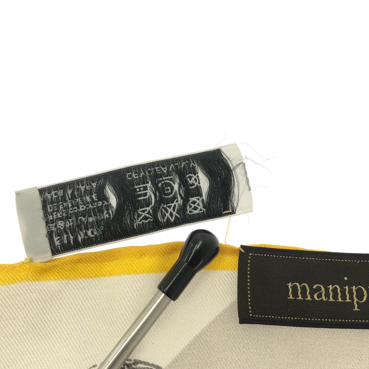 manipuri / マニプリ シルク フラワープリント スカーフ