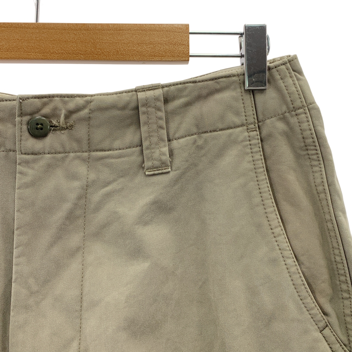 E.TAUTZ / イートウツ コットン ワイド チノパンツ