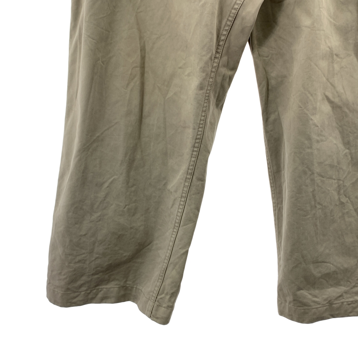 E.TAUTZ / イートウツ コットン ワイド チノパンツ