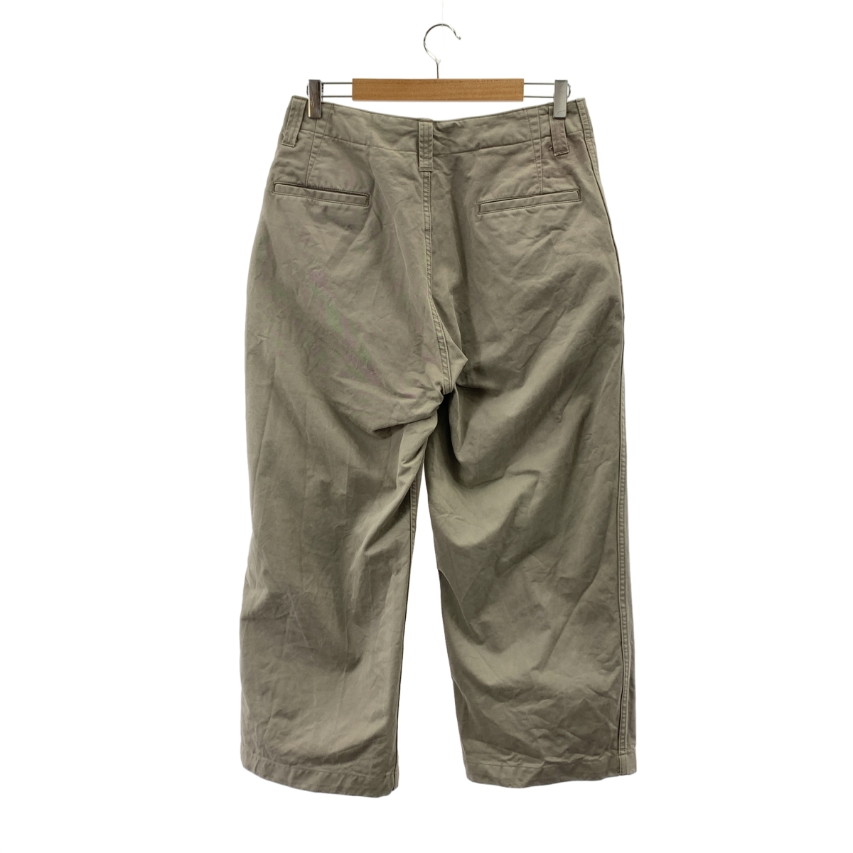 E.TAUTZ / イートウツ コットン ワイド チノパンツ