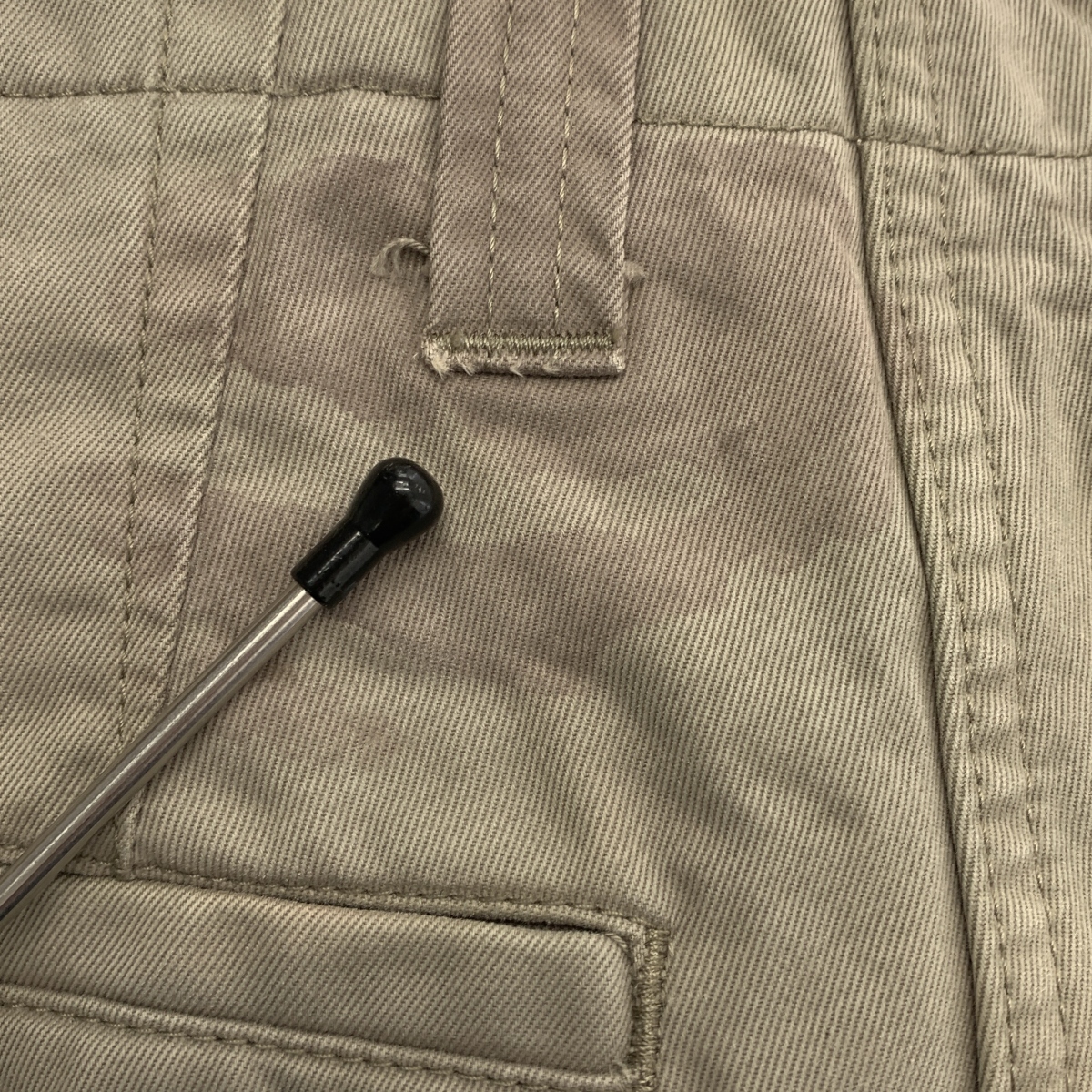 E.TAUTZ / イートウツ コットン ワイド チノパンツ