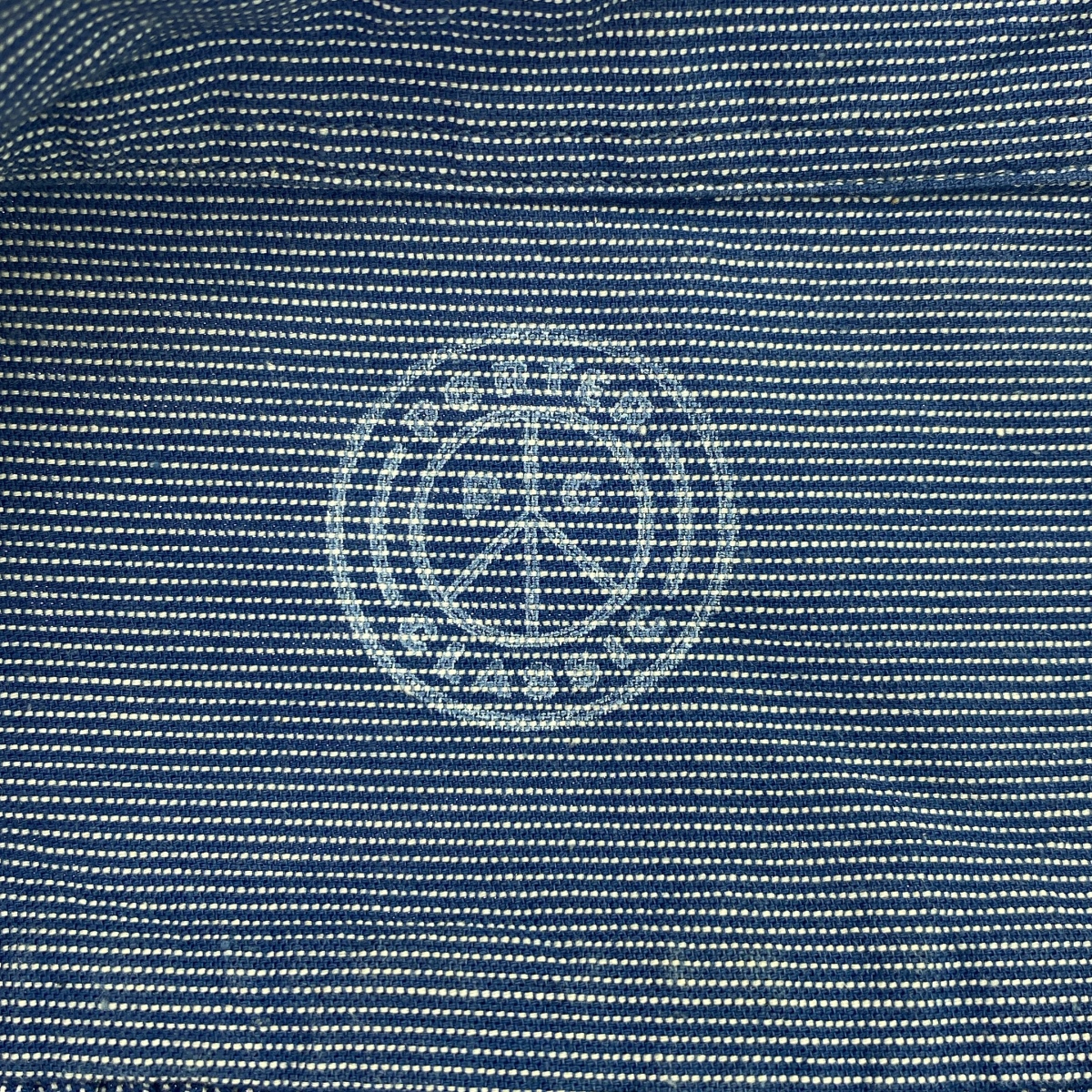 PORTER CLASSIC / ポータークラシック シェルボタン ストライプ シャツ