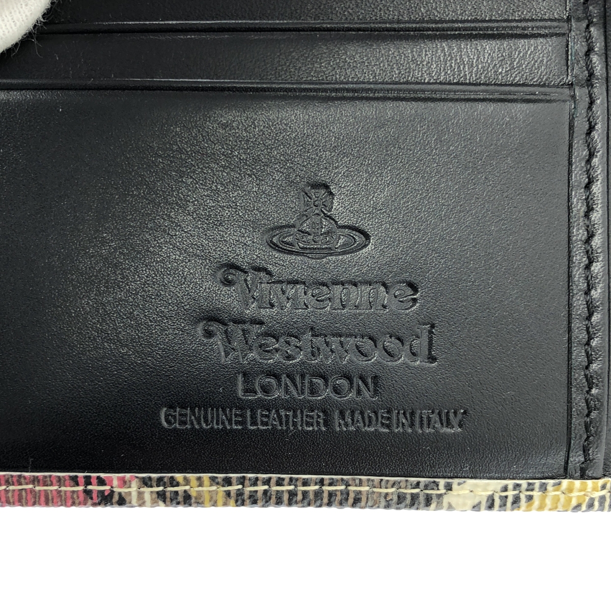 Vivienne Westwood / ヴィヴィアンウエストウッド DERBY チェック 二つ折り財布 ウォレット