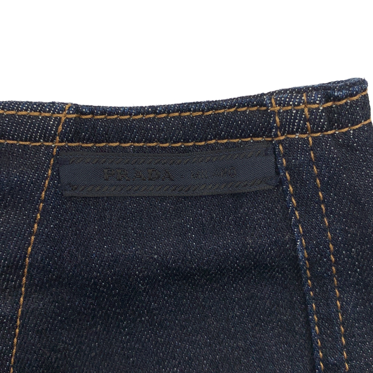 PRADA / プラダ ロゴタグ サイドジップ デニム パンツ