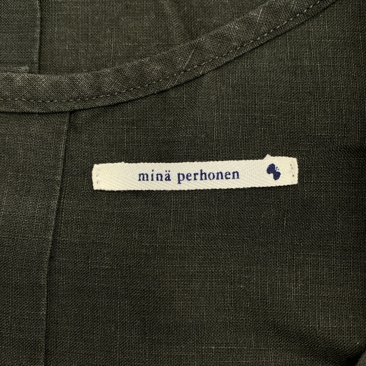 mina perhonen / ミナペルホネン bloom リネン 刺しゅう ノースリーブ ブラウス