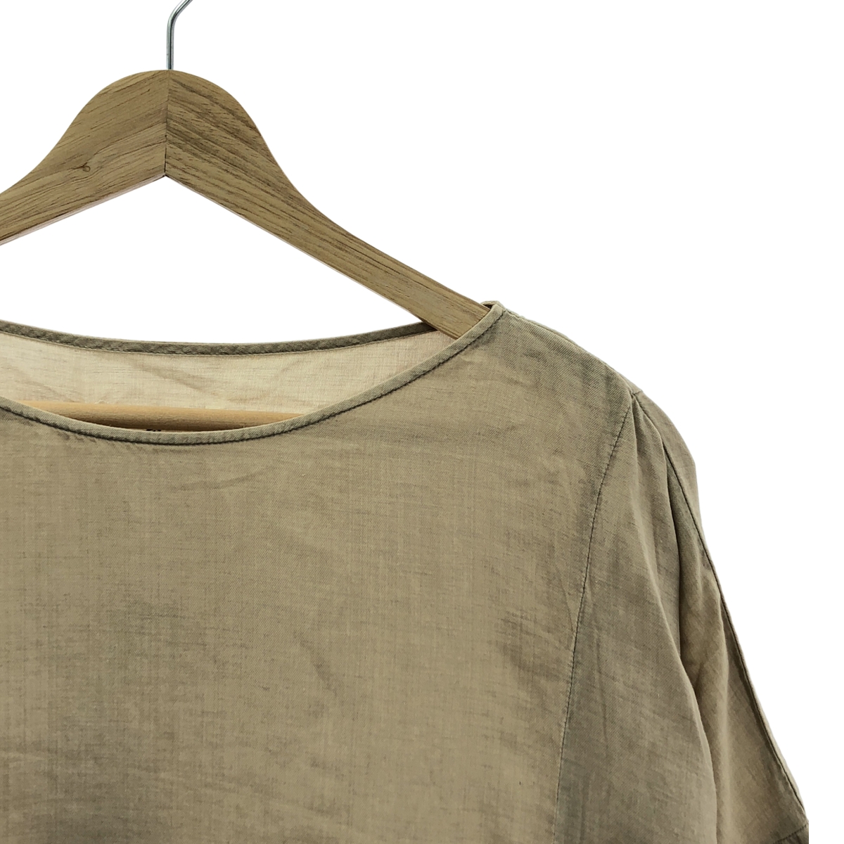 evam eva / エヴァムエヴァ cotton silk one piece コットン シルク ワンピース