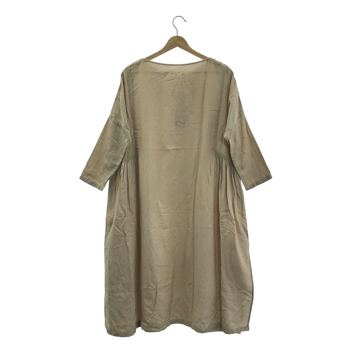 evam eva / エヴァムエヴァ cotton silk one piece コットン シルク ワンピース