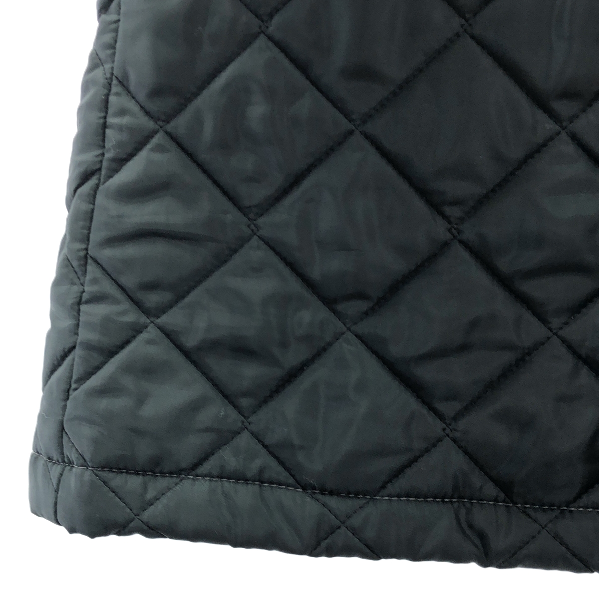 LAVENHAM / ラベンハム キルティング フーデッド ロングコート