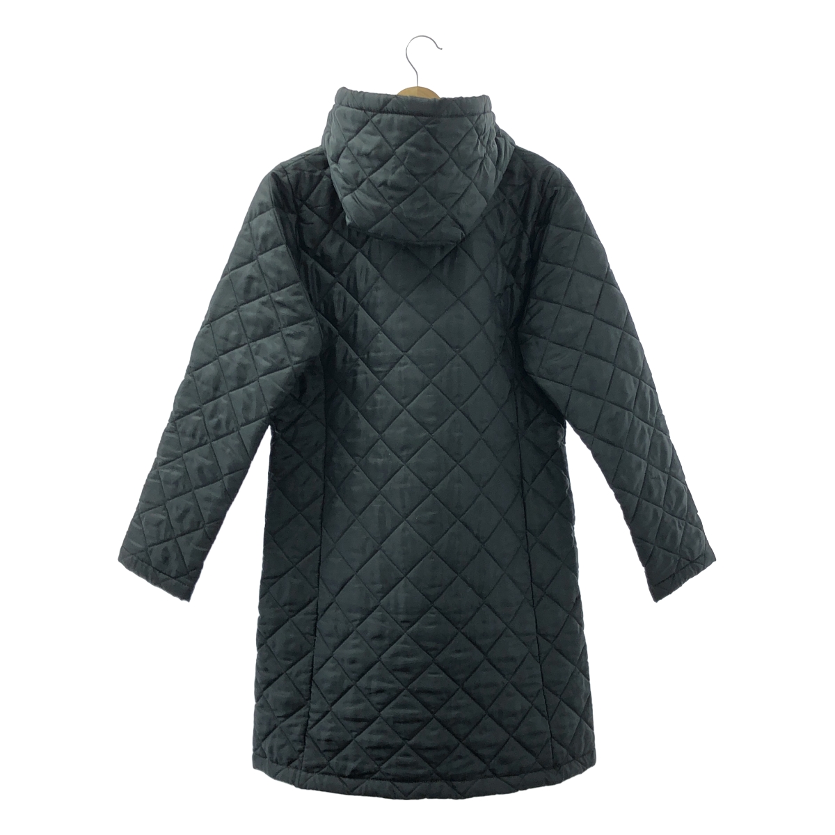 LAVENHAM / ラベンハム キルティング フーデッド ロングコート