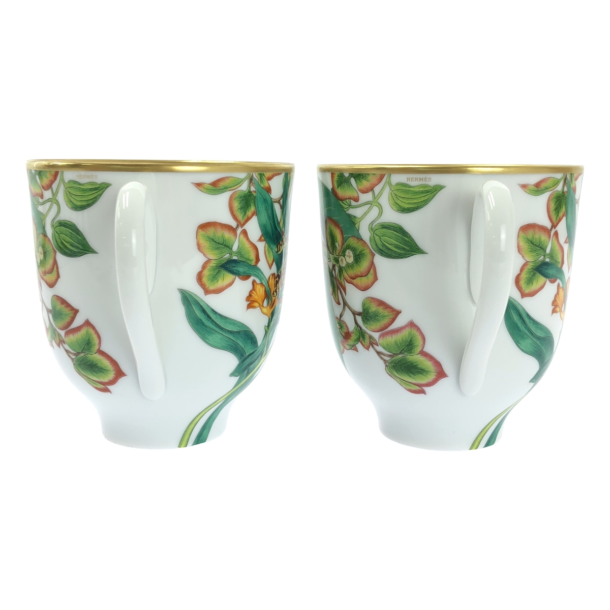 HERMES / エルメス パシフォリア マグカップ 2個セット
