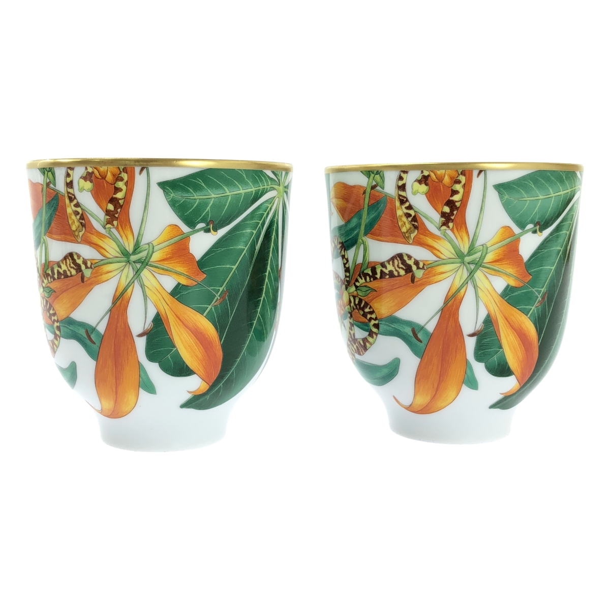 HERMES / エルメス パシフォリア マグカップ 2個セット