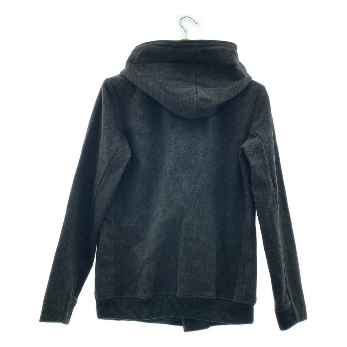 STEPHAN SCHNEIDER / ステファンシュナイダー ウール混 フーデッド ジップアップ ライダースジャケット