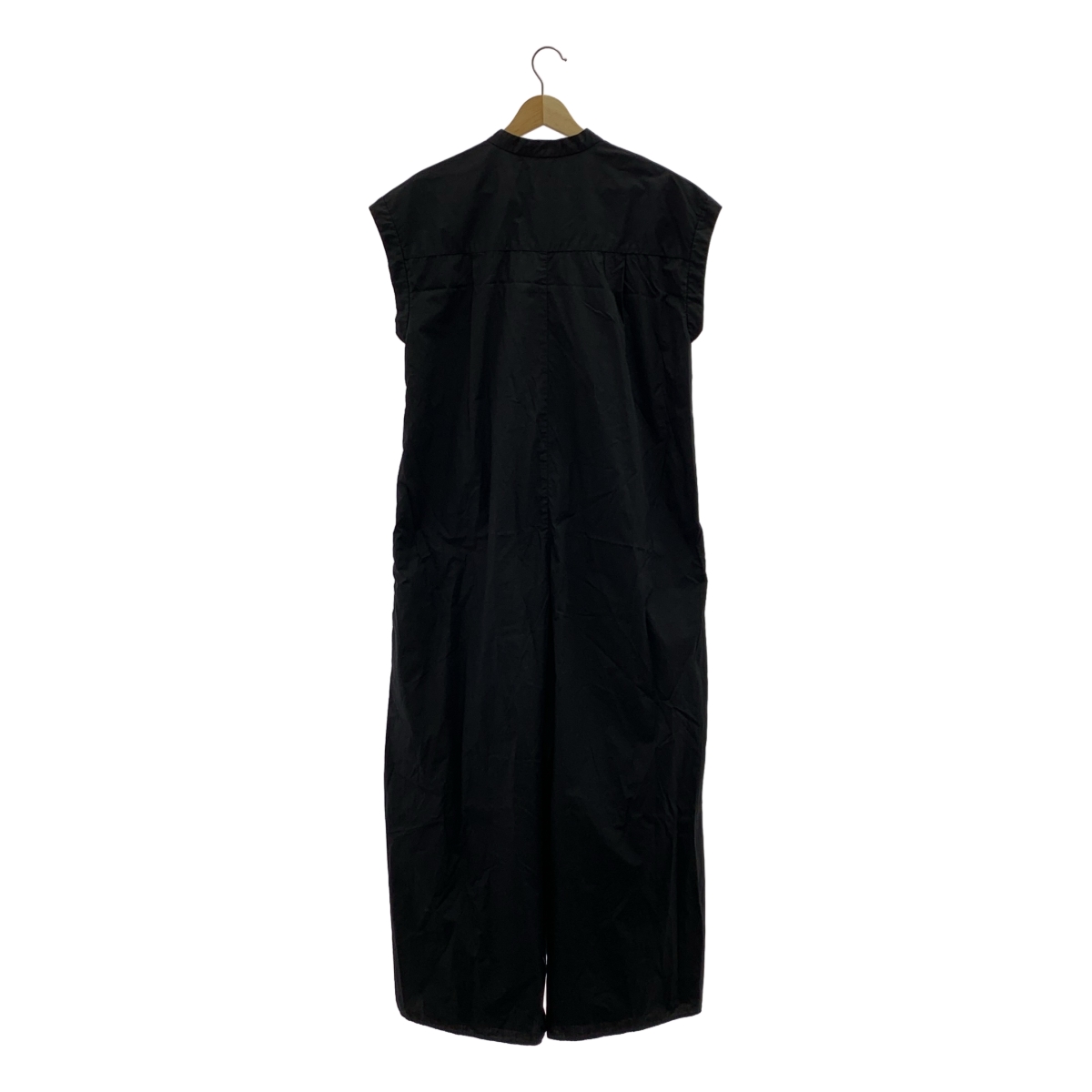 ATON / エイトン コットン スタンドカラー ジャンプスーツ オールインワン