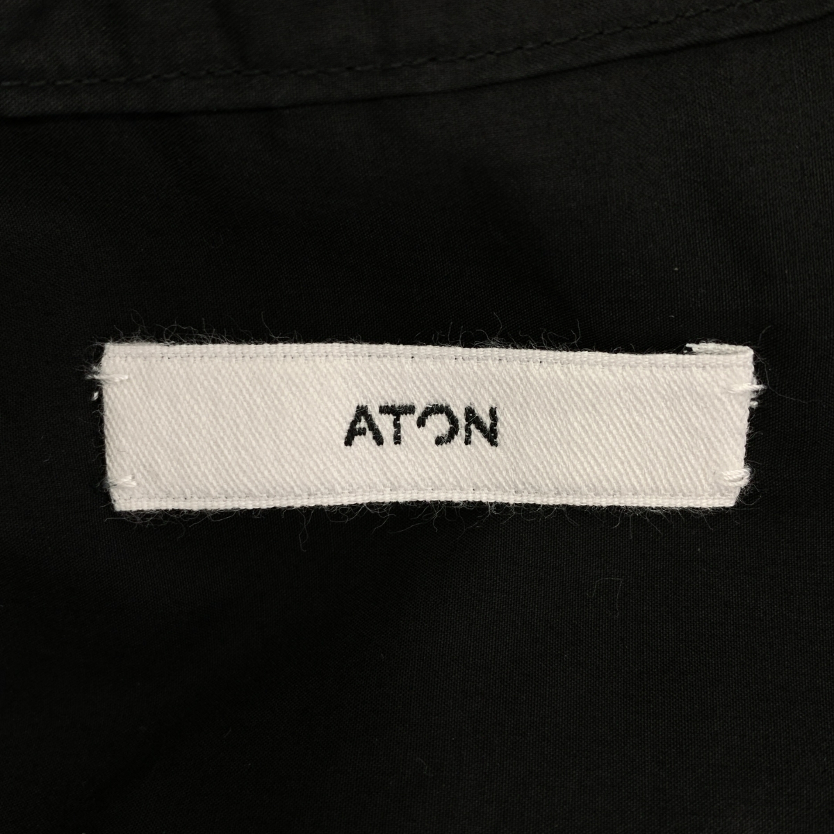 ATON / エイトン コットン スタンドカラー ジャンプスーツ オールインワン