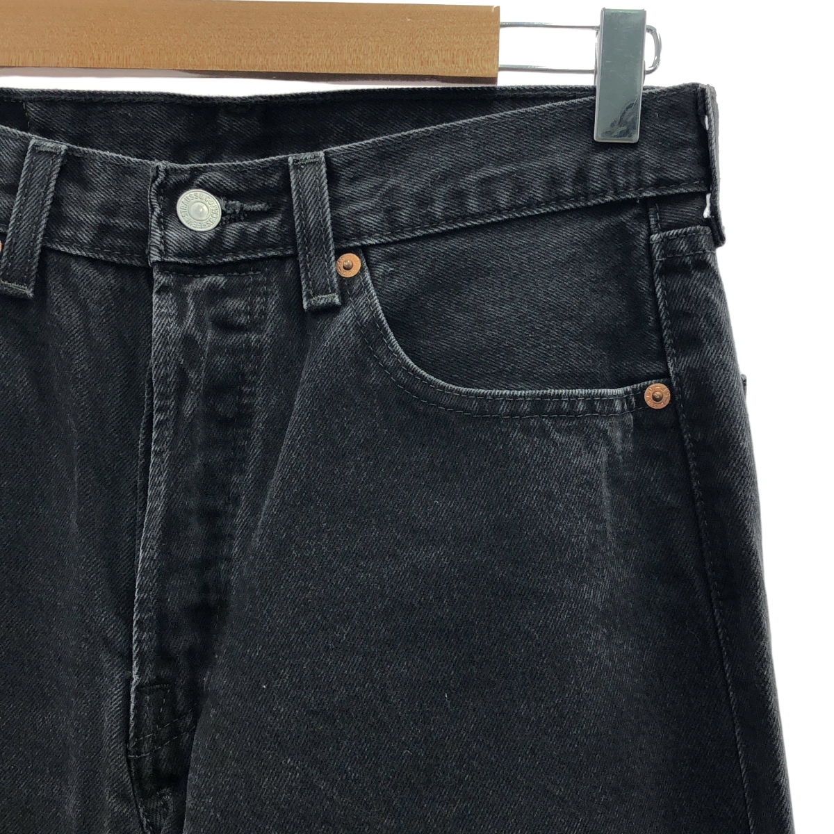 Levi's / リーバイス 501 / ブラック ストレート デニムパンツ