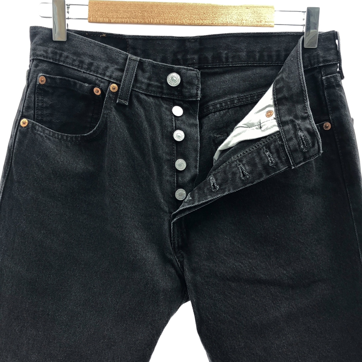 Levi's / リーバイス 501 / ブラック ストレート デニムパンツ