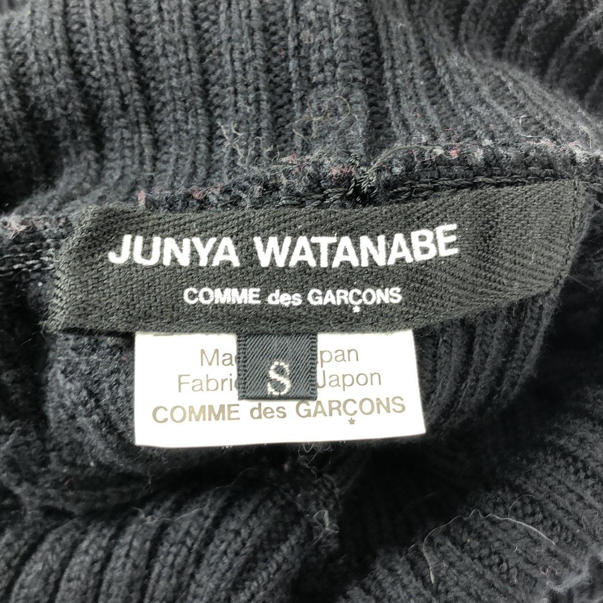 JUNYA WATANABE COMME des GARCONS / ジュンヤワタナベ ウール ハーネス リブニットワンピース