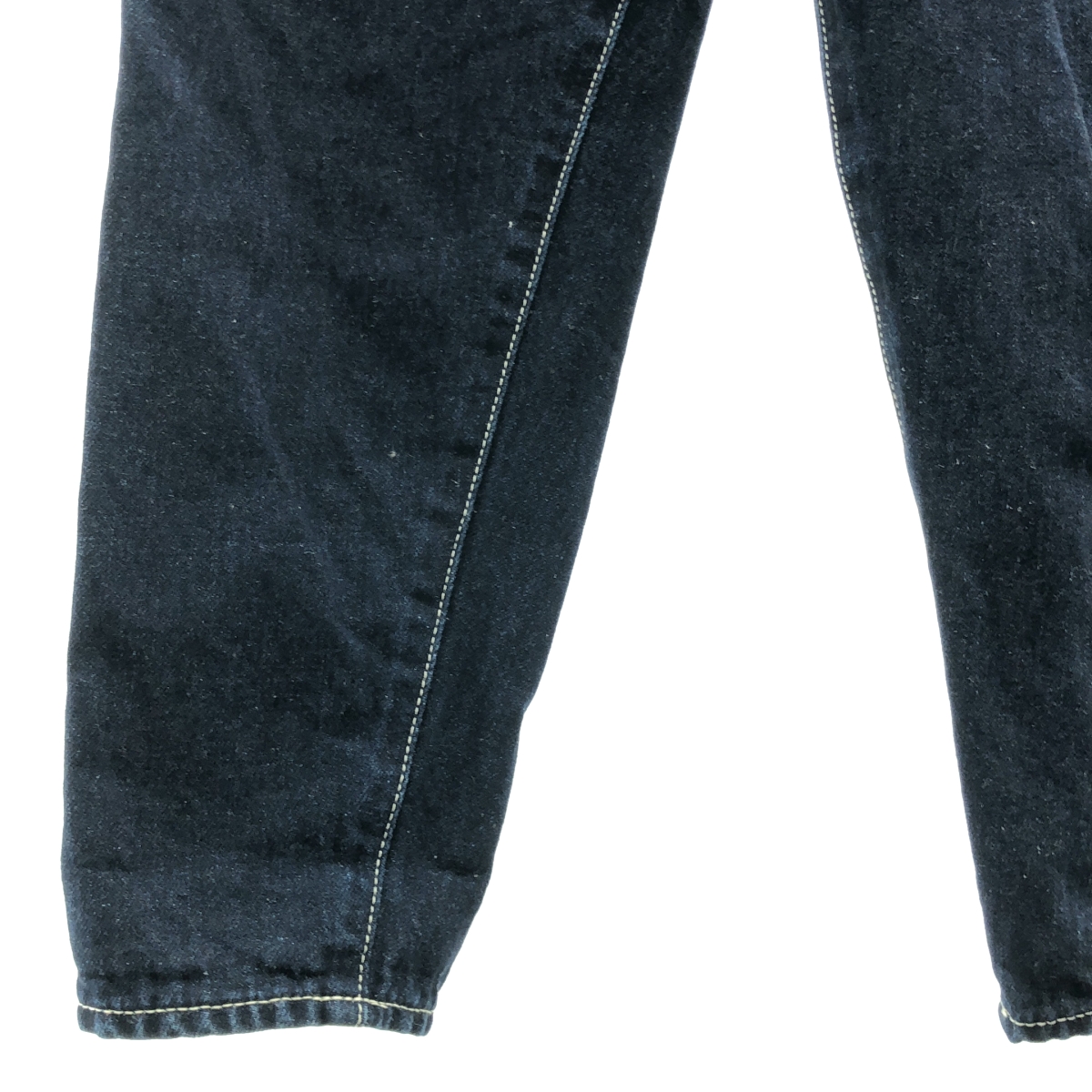 mina perhonen / ミナペルホネン always / オールウェイズ レザーパッチ セルビッチ デニムパンツ