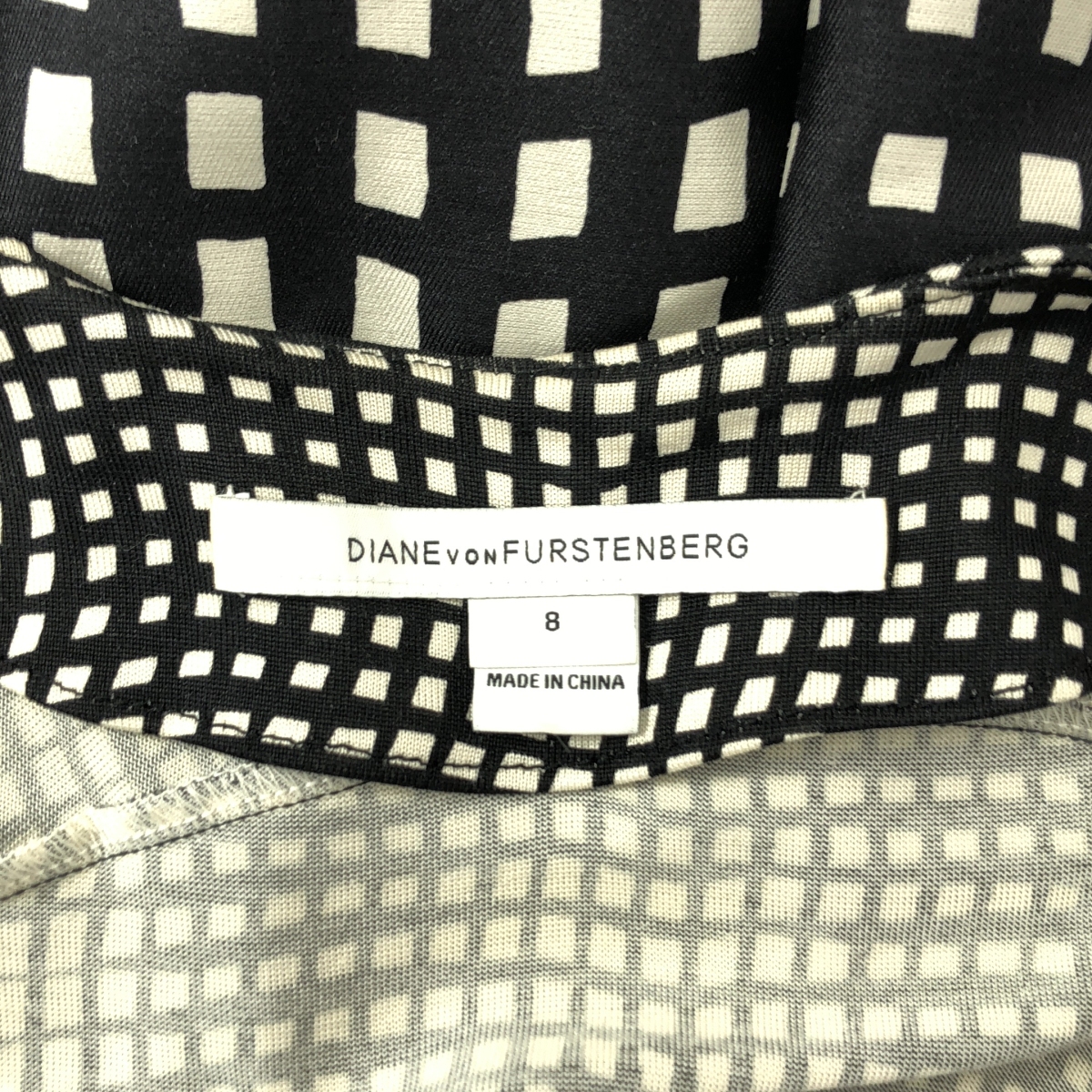 DIANE VON FURSTENBERG / ダイアンフォンファステンバーグ AMELIA TWO / 総柄 シルク ラップワンピース