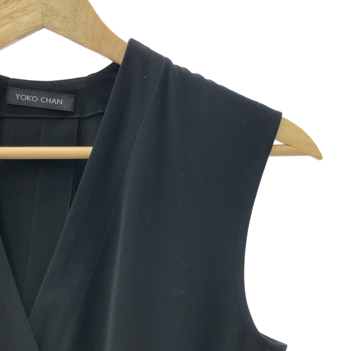 YOKO CHAN / ヨーコチャン バックスリット カシュクール ジャンプスーツ オールインワン