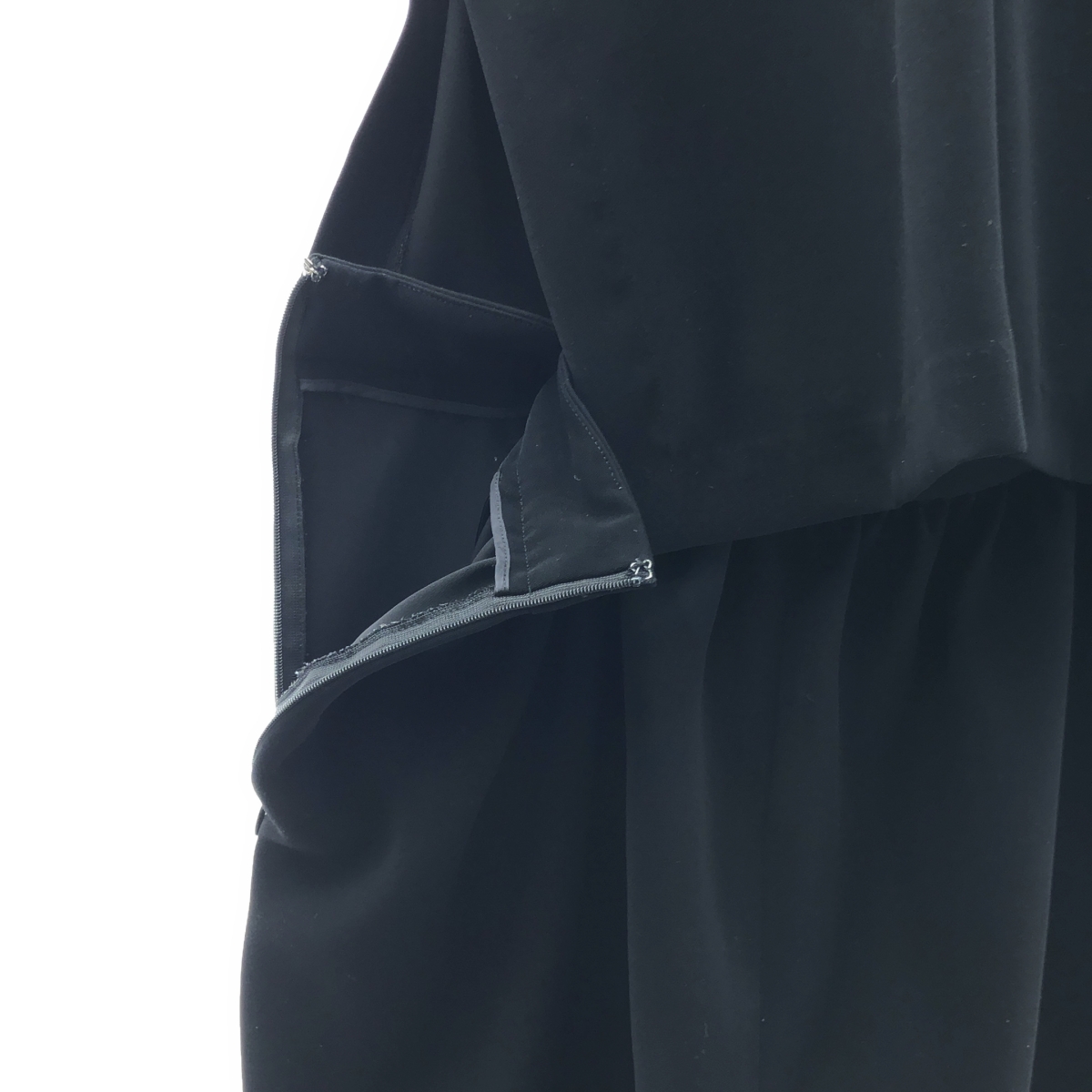 YOKO CHAN / ヨーコチャン バックスリット カシュクール ジャンプスーツ オールインワン