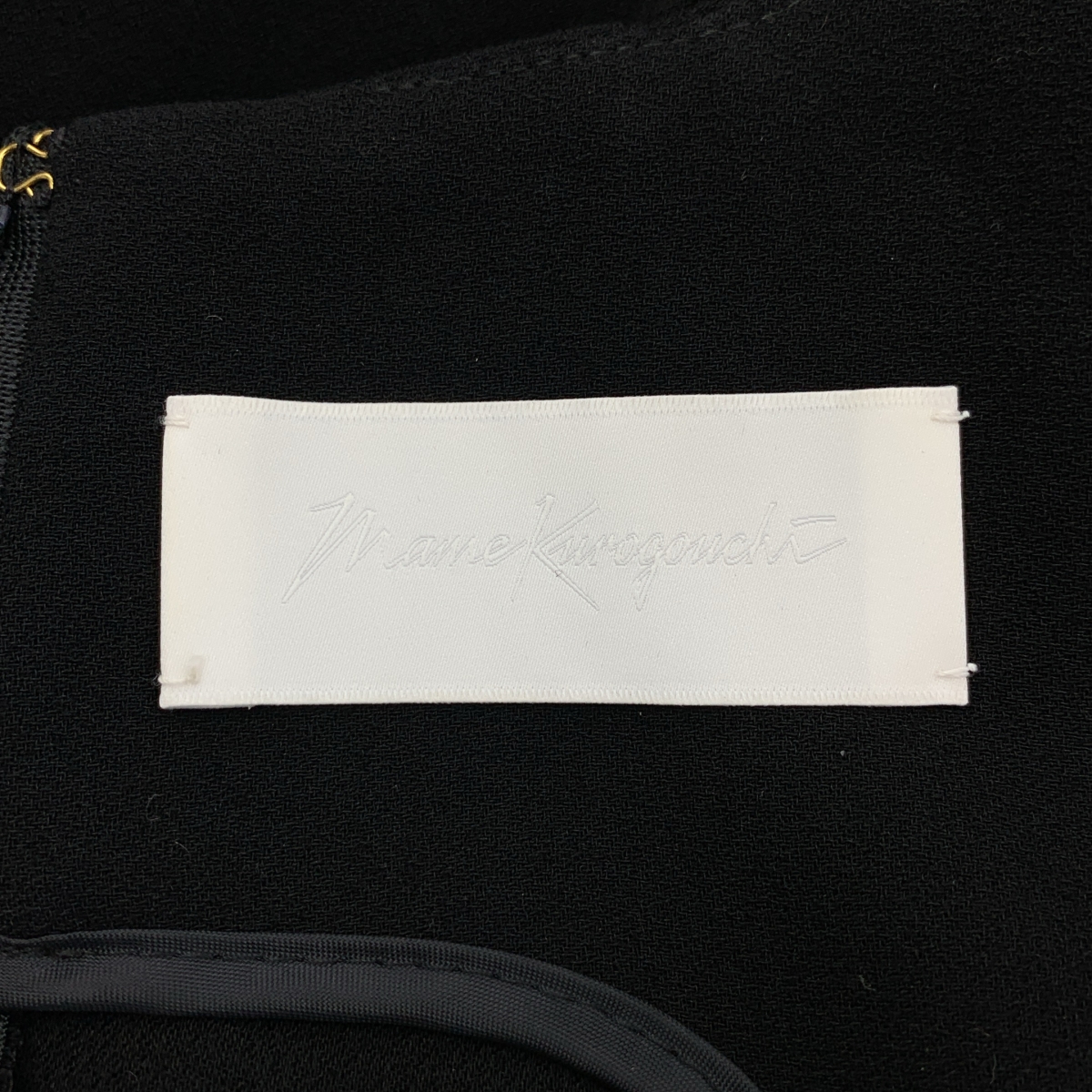 Mame Kurogouchi / マメクロゴウチ Embroidery Cuffs I-Line Dress / レーススリーブ ドレス ワンピース