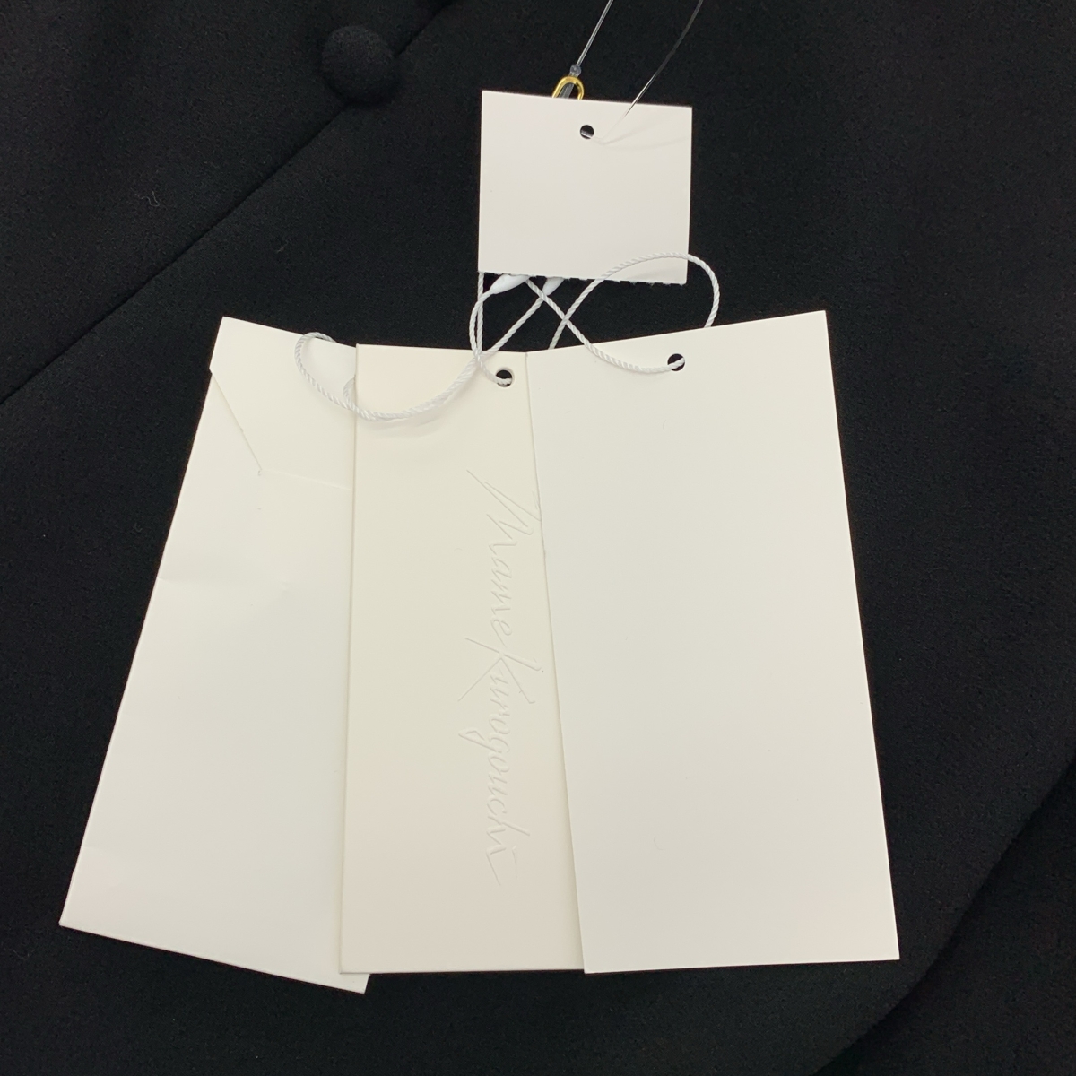 Mame Kurogouchi / マメクロゴウチ Embroidery Cuffs I-Line Dress / レーススリーブ ドレス ワンピース