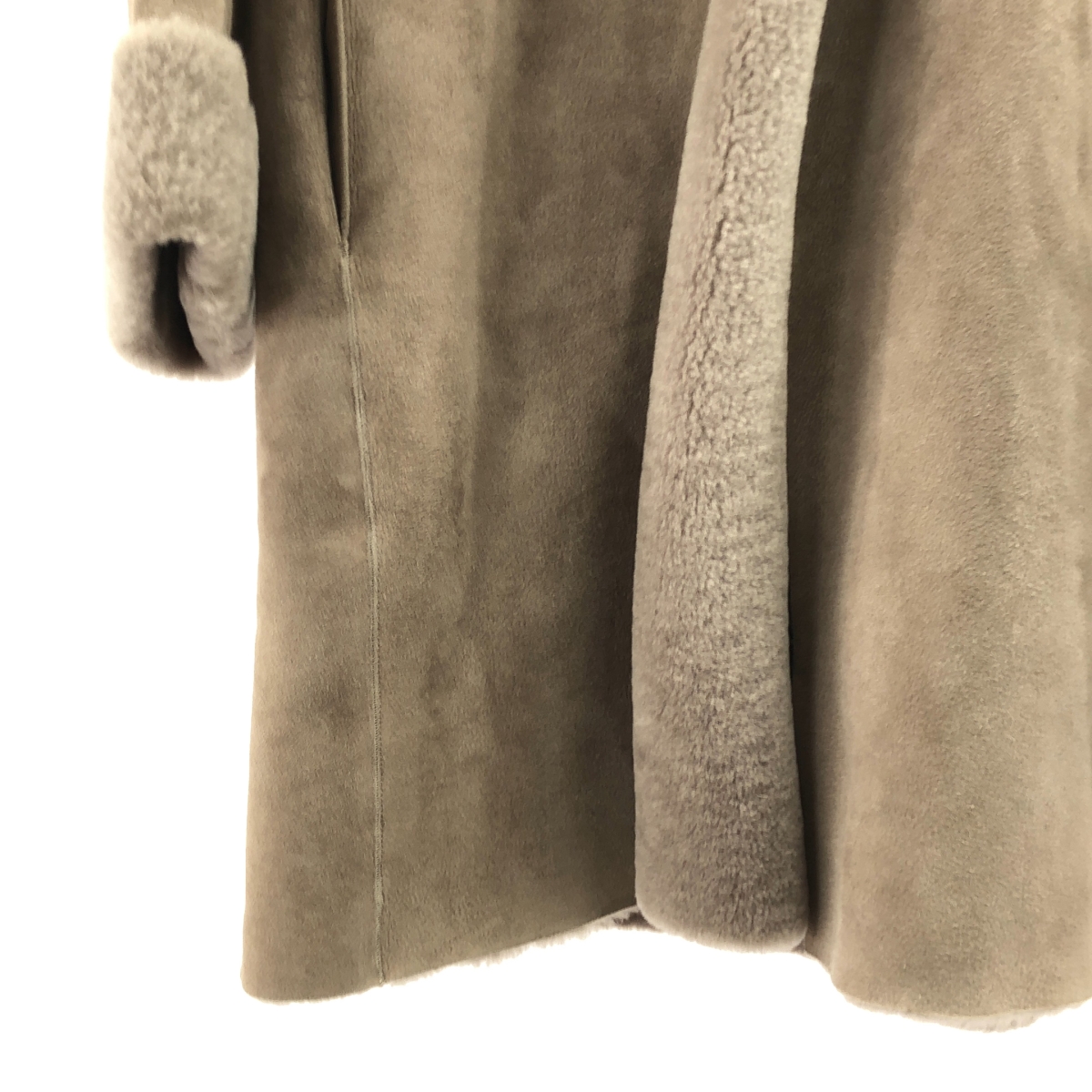 UNITED ARROWS / ユナイテッドアローズ フーデッド リアルムートンコート