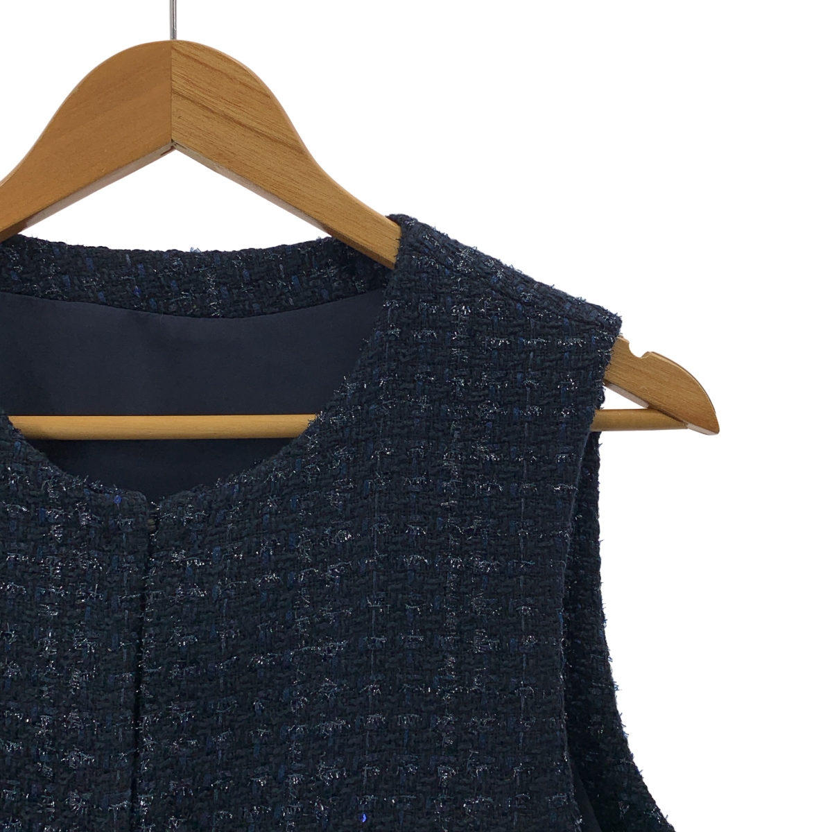 その他 石井毛皮 ツイード ベスト