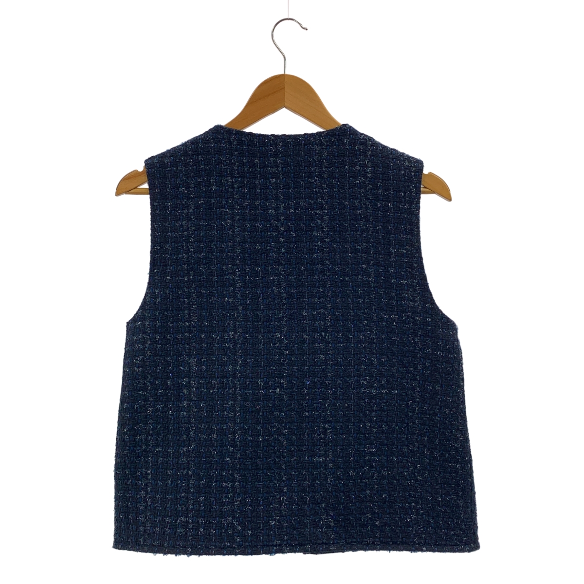 その他 石井毛皮 ツイード ベスト