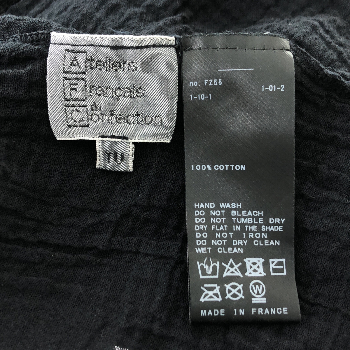 Plage / プラージュ ES ATELIERS FRANCAIS DE CONFECTION 別注 2WAY ブラウス