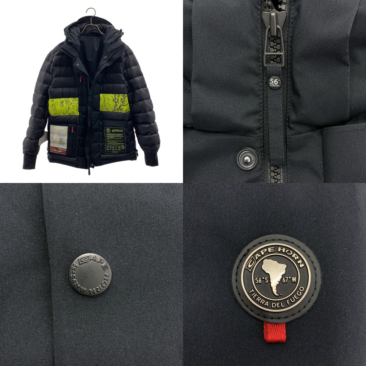 CAPE HORN / ケープホーン フルジップ ダウンジャケット / フード着脱可