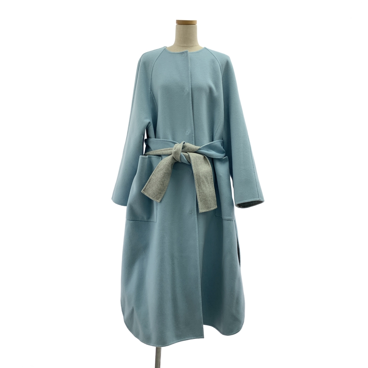 ADORE / アドーア 2TONE / リバーシブル ウール ベルテッド コート