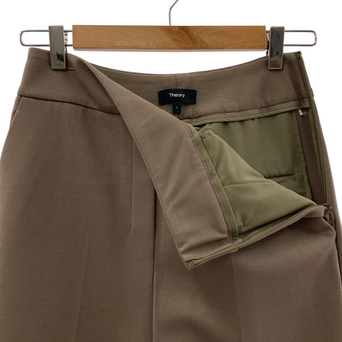 theory / セオリー HW WIDE PANT / ストレッチ サイドジップ ワイド パンツ