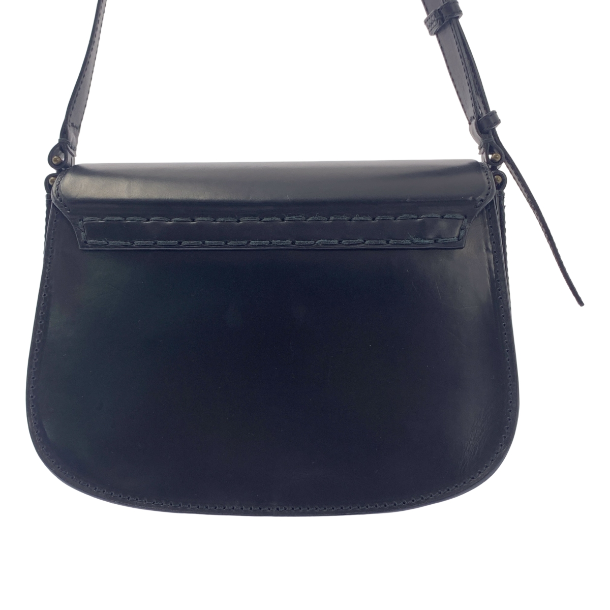 ebagos / エバゴス BIRD JOURNEY  / カーフ レザー フラップ カゴ ショルダーバッグ