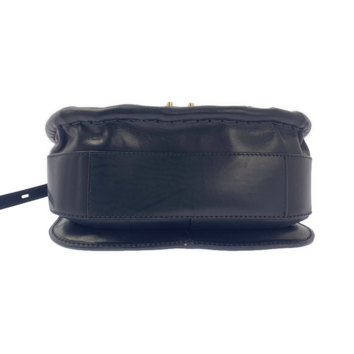 ebagos / エバゴス BIRD JOURNEY  / カーフ レザー フラップ カゴ ショルダーバッグ