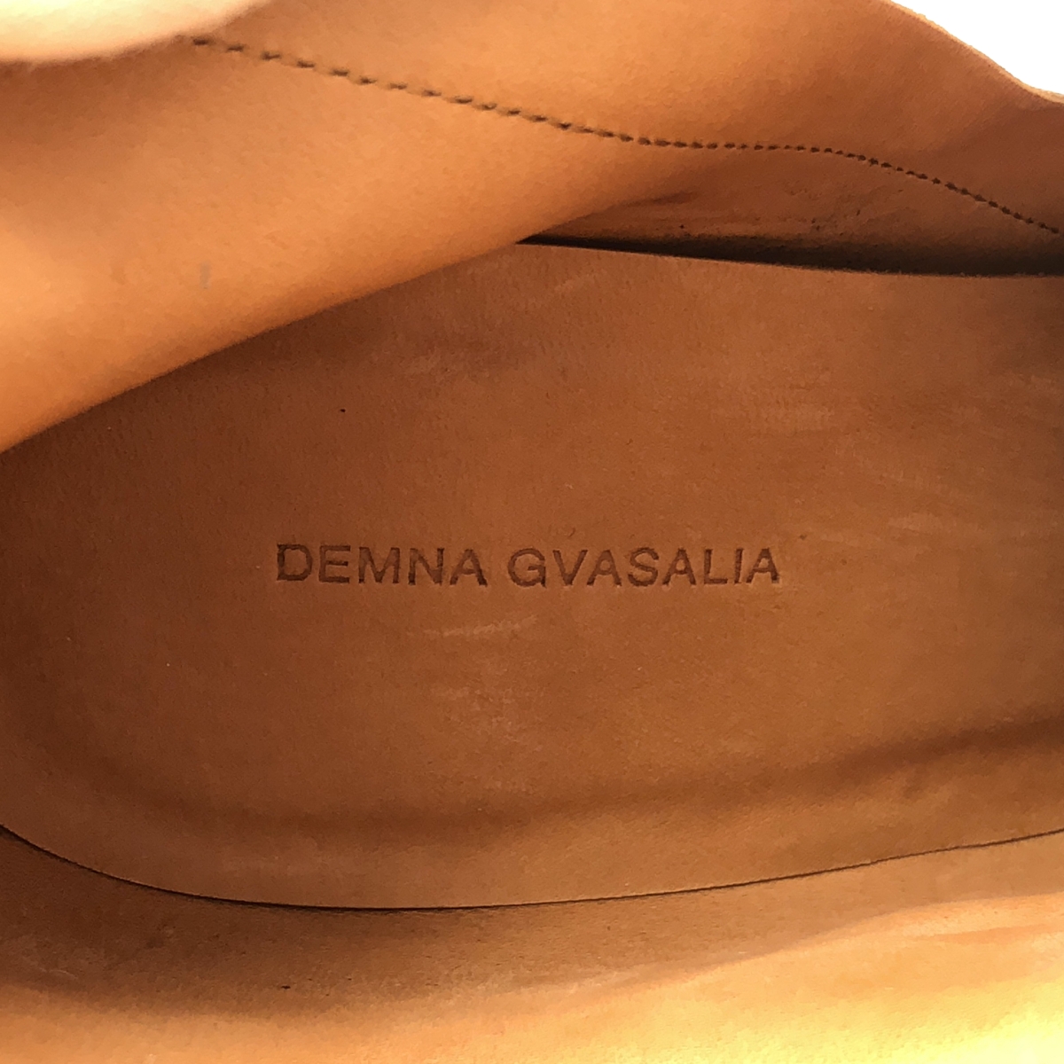 VETEMENTS / ヴェトモン Reflector-heel leather ankle boots / レザー リフレクター ブーツ