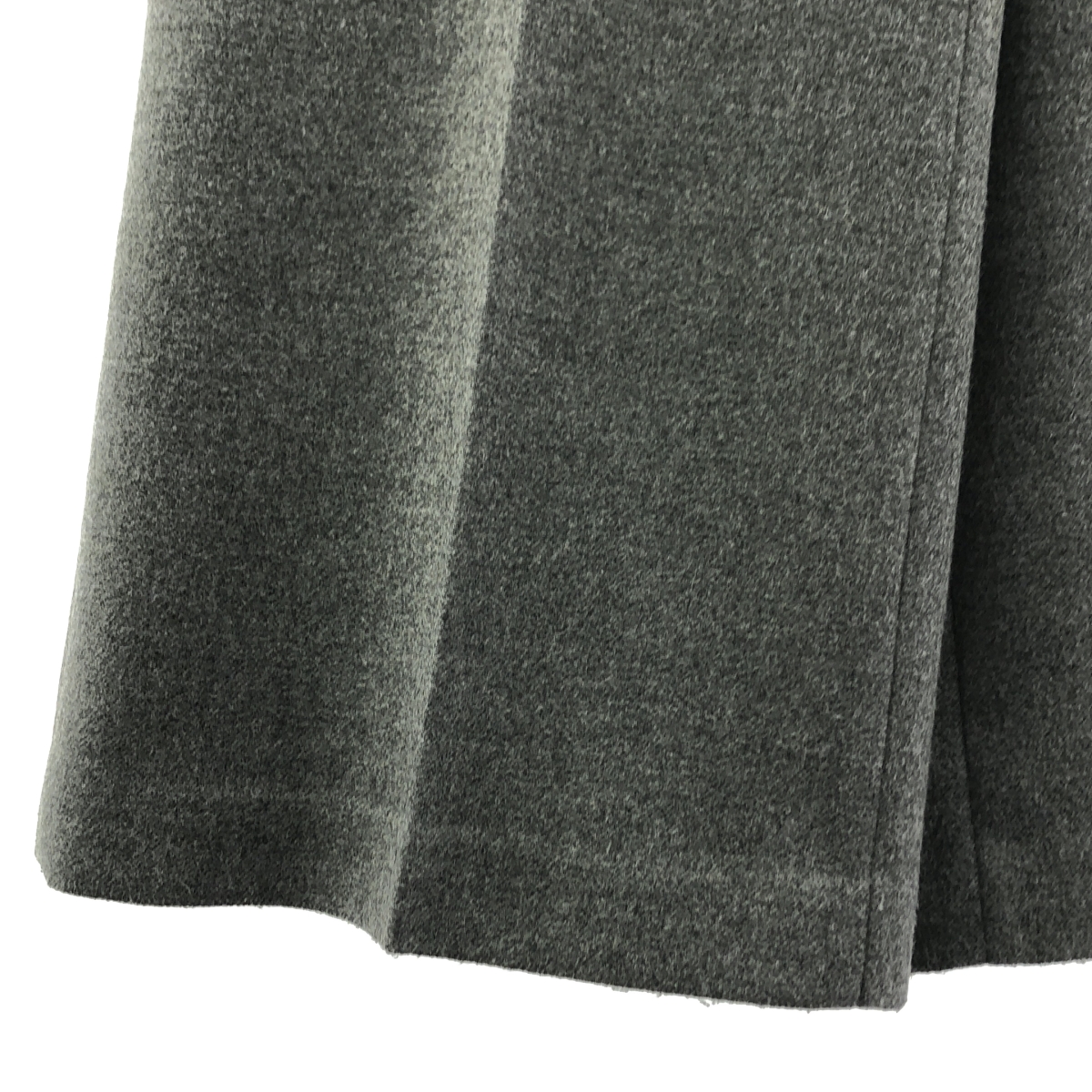 ENFOLD / エンフォルド ウール バックウエストゴム ワイド スラックス パンツ