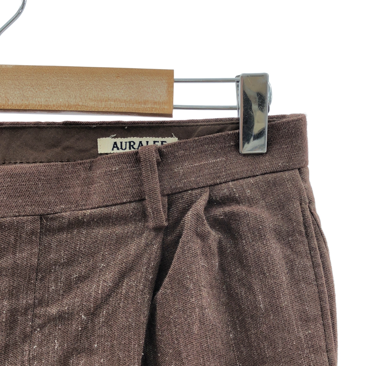 AURALEE / オーラリー WOOL LINEN TWILL SLACKS ウール リネン ツイル スラックス