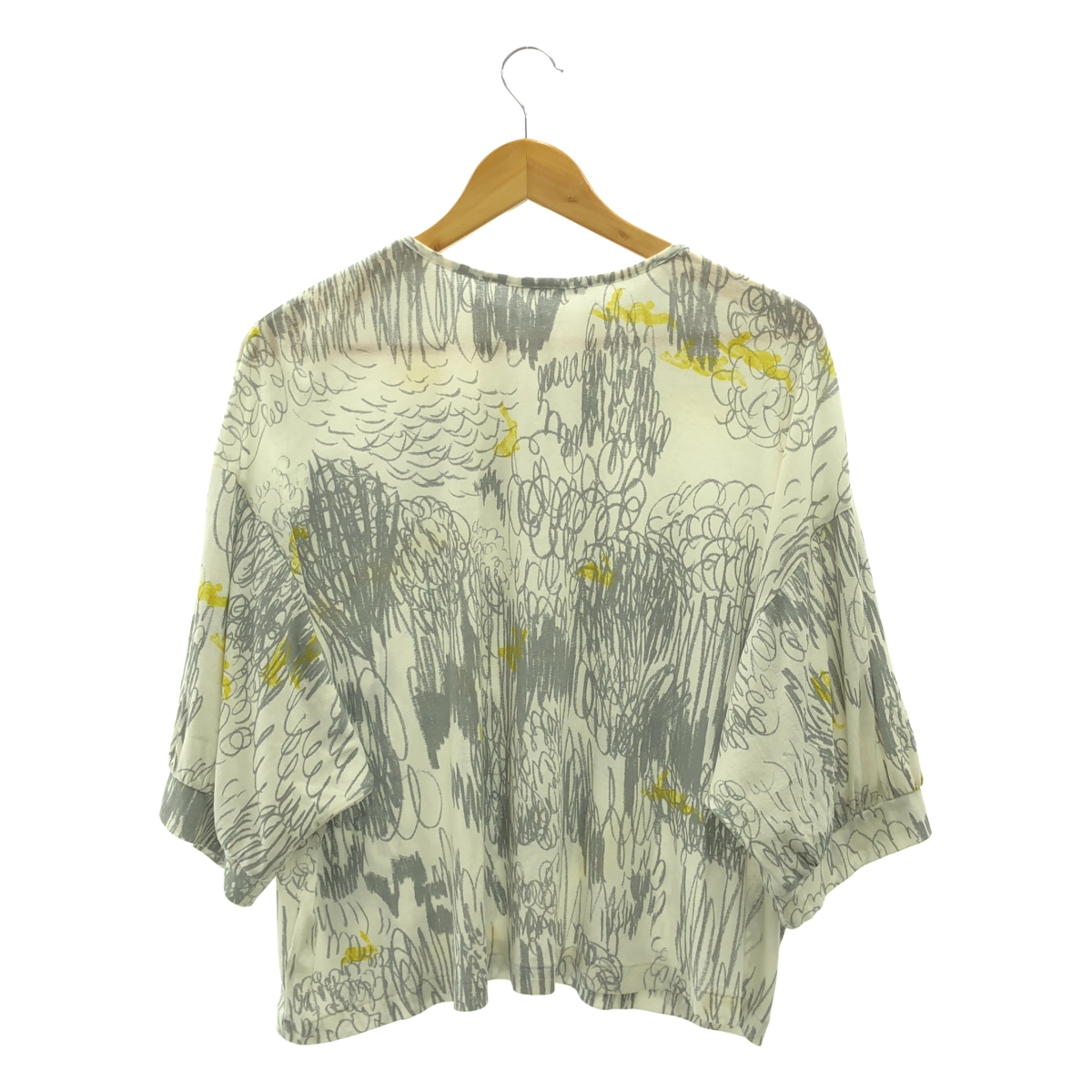 mina perhonen / ミナペルホネン cache-cache / カシュカシュ 総柄 クルーネック カットソー