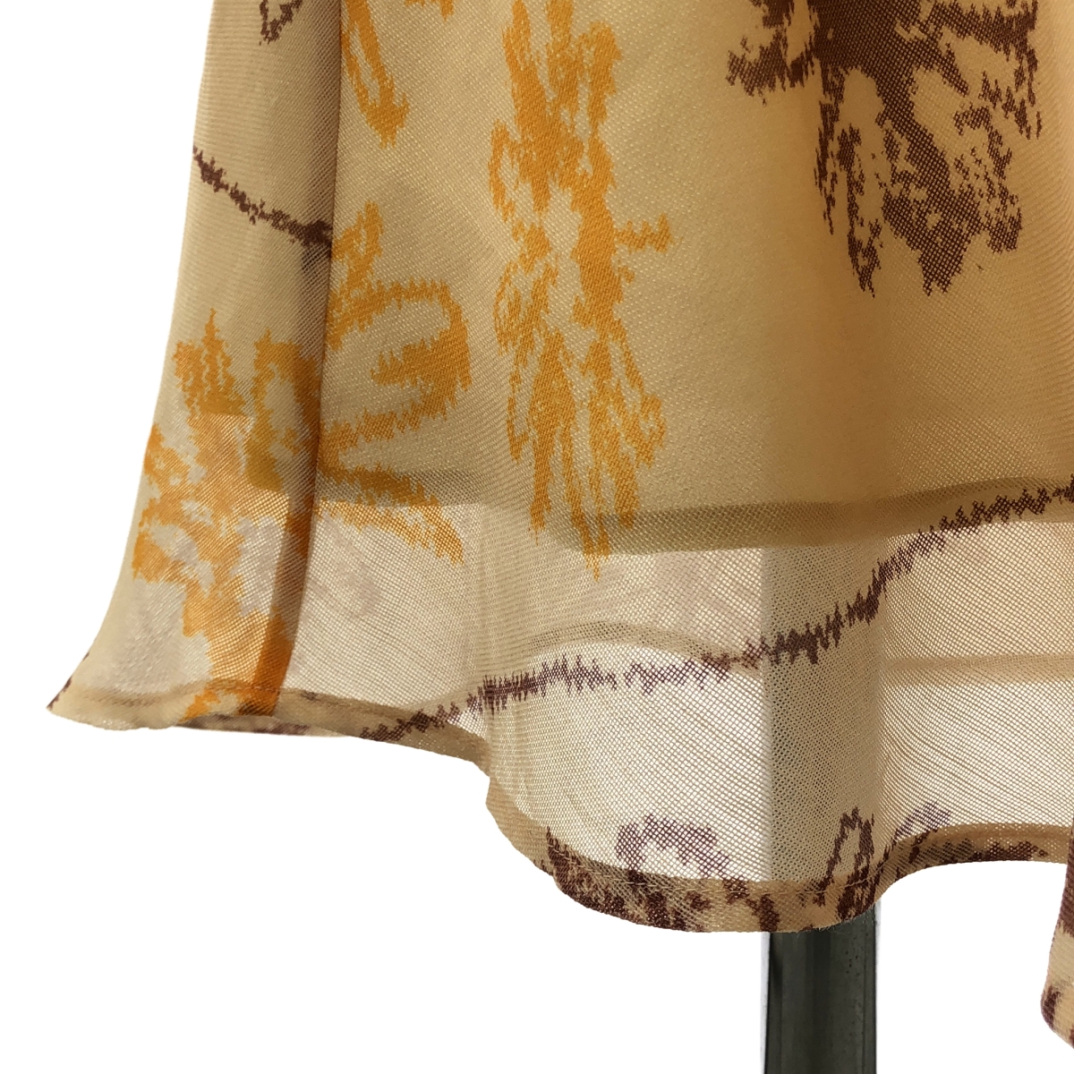 Lee Mathews / リーマシュー セットアップ Lola 総柄 シルクウール フラワープリント ギャザー ブラウス / ドローストリング スカート / 裏地付き