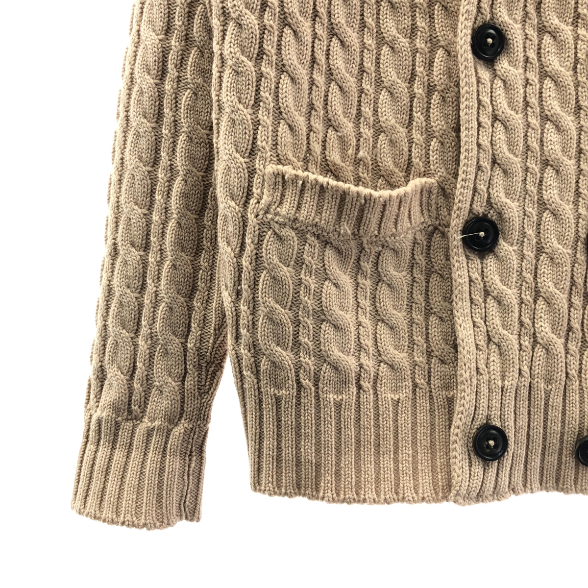 Drumohr / ドルモア ケーブル ウールニット ダブルブレスト ジャケット